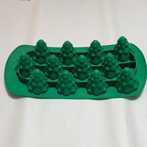 Green Silicone Christmas Tree Mold